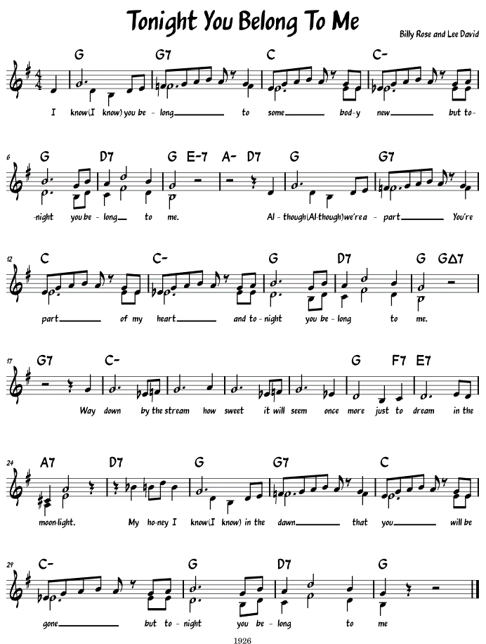 Sheet Music